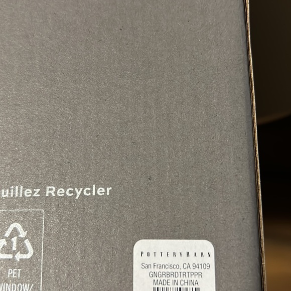 Pottery Barn 🫚 Gingerbread Man tree topper BNIB - Picture 4 of 4